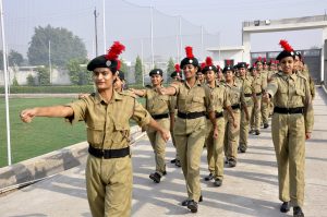 NCC Cadet marching